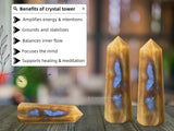 Amazing Gemstone equilibre-mental-physique-emotionnel: aide à atteindre un état de calme centré.