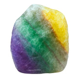 Amazing Gemstone fluorite brute cristal – nettoyage d'aura et clarté potentielle.