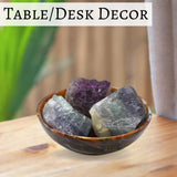 Pierre fluorite brute pour polissage et bricolage (DIY) – texture naturelle.