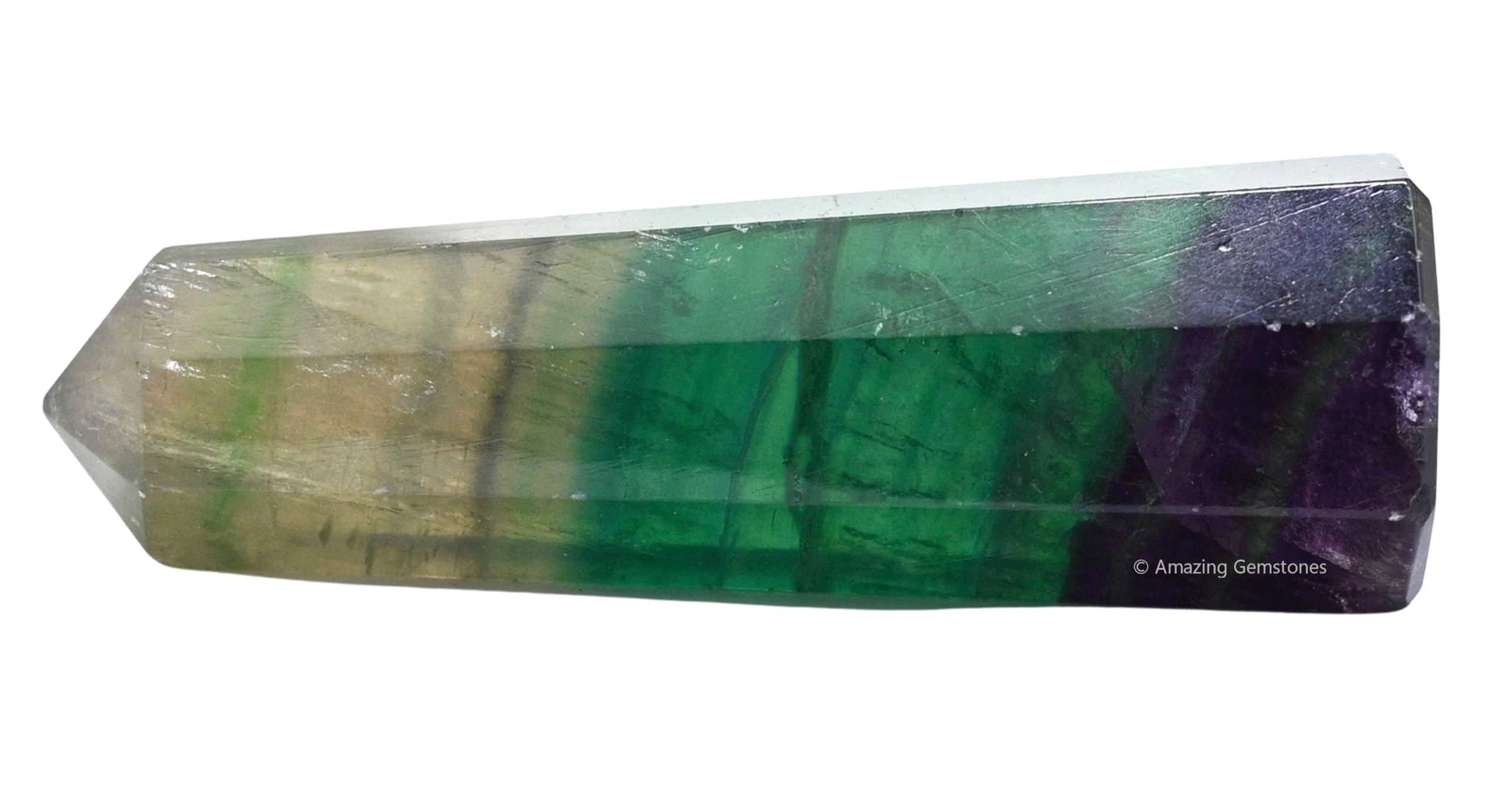 Amazing Gemstone Fluorite Crystal Tower – purification énergétique pour un espace calme et harmonieux.