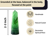 Amazing Gemstone fluorite verte, purification d'espace, utile pour méditation et concentration