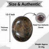 Amazing Gemstone Garnet, énergie apaisante, parfait pour méditation et respiration consciente.