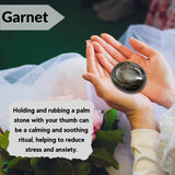 Amazing Gemstone Garnet, utilisation méditation, facilite le centrage et la respiration lente.