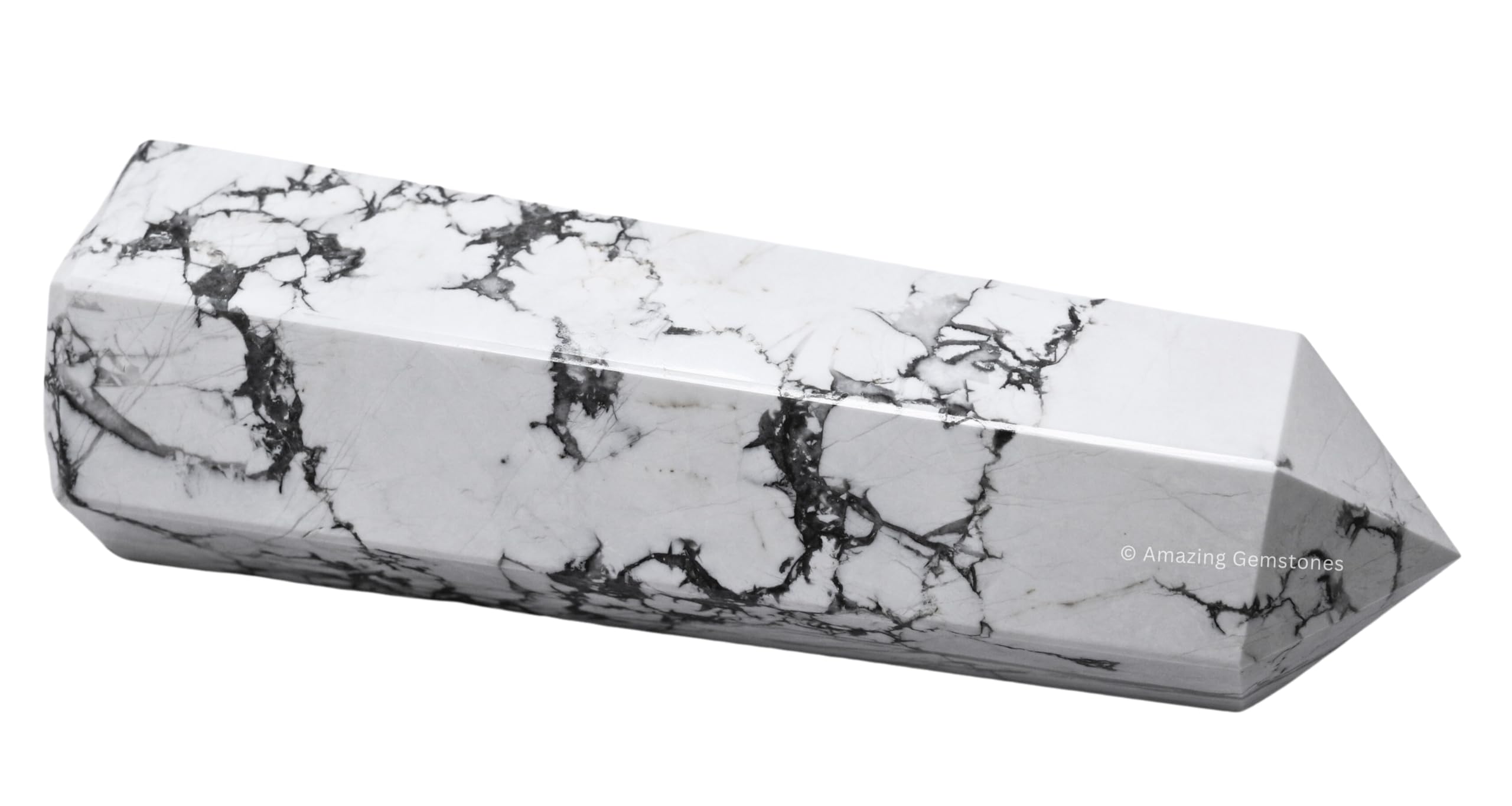 Amazing Gemstone grille-cristal Howlite: méditation et gestion du stress