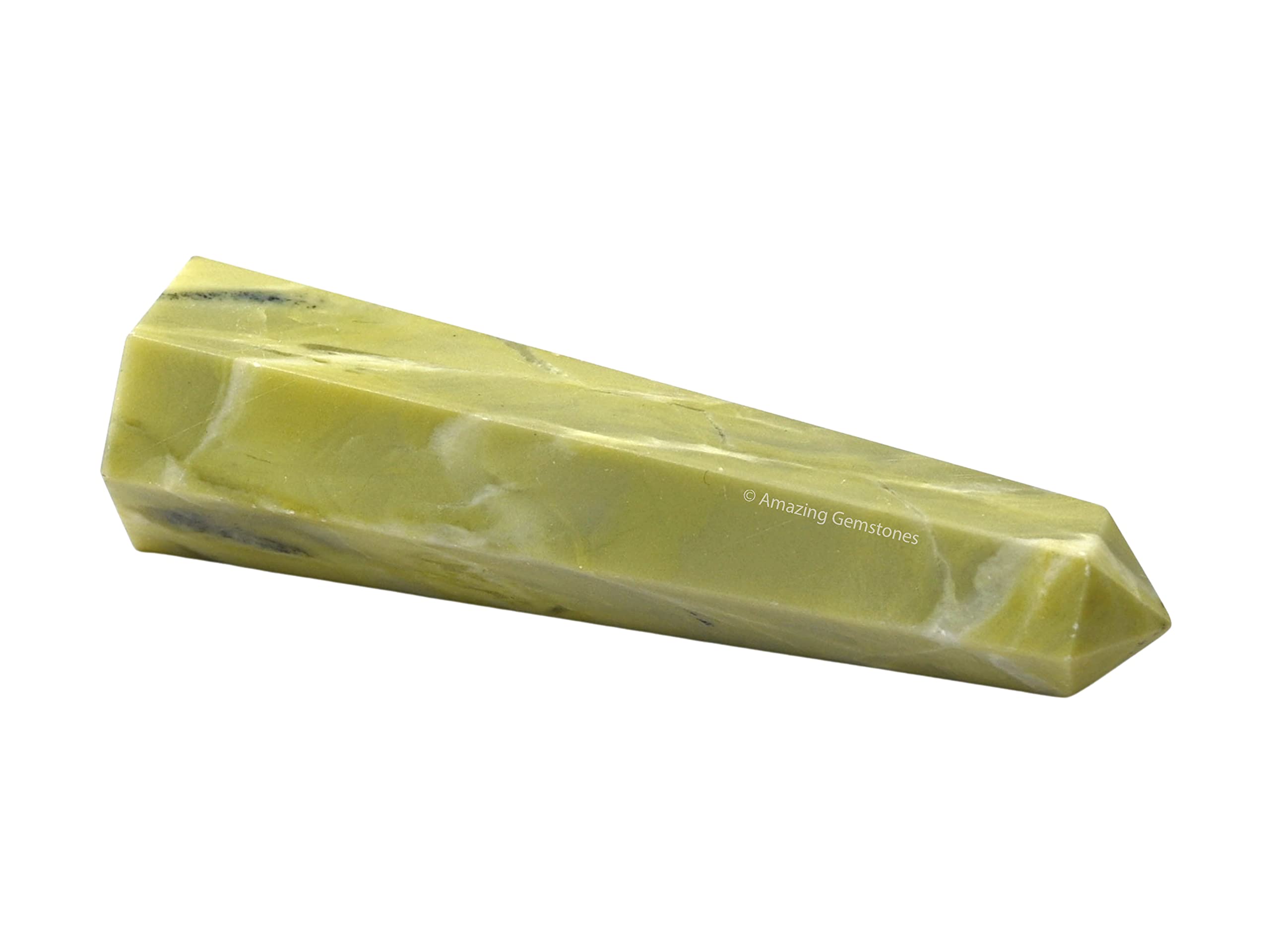 Amazing Gemstone – grille cristal serpentine: outil de méditation et purification.