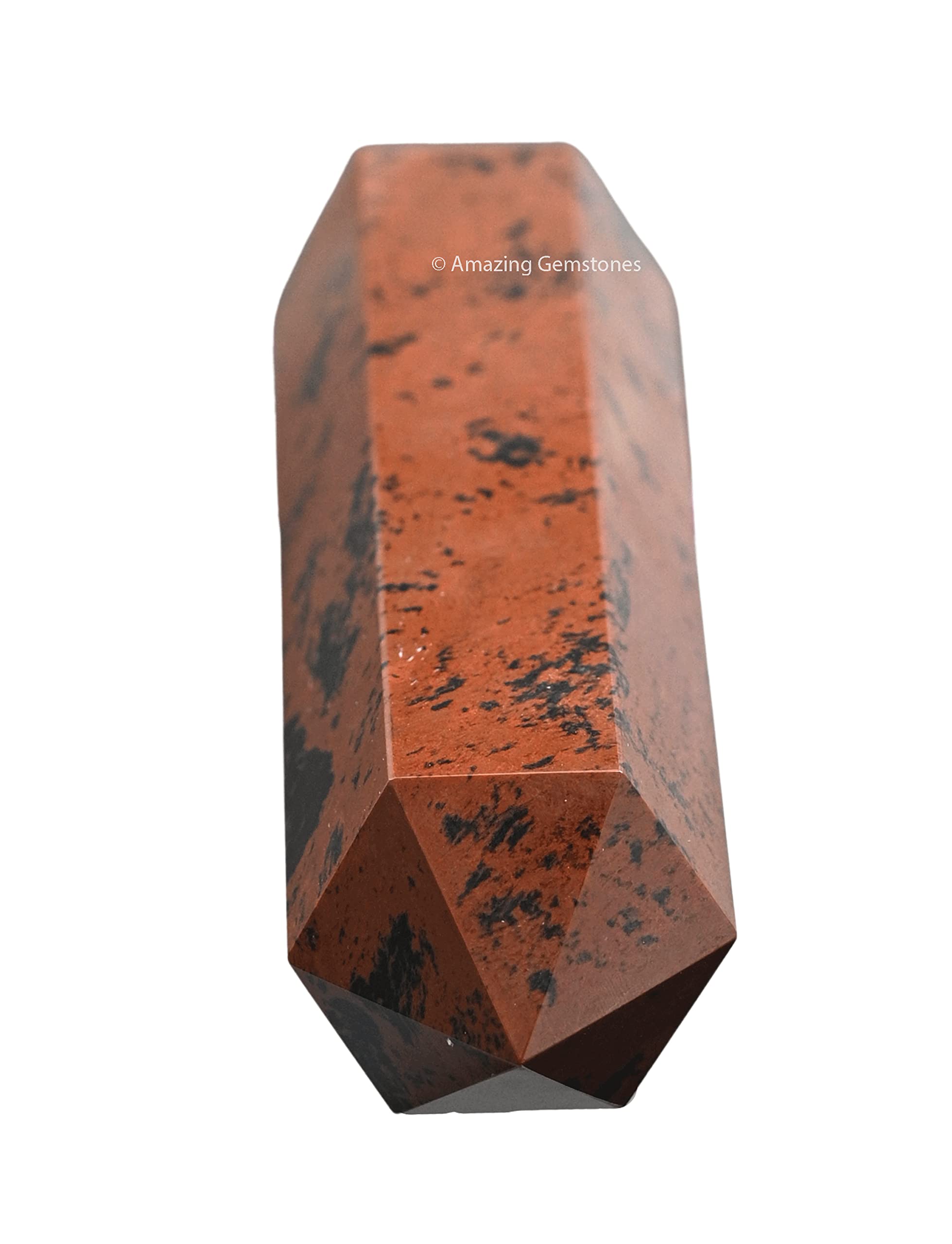 Amazing Gemstone grille-de-cristaux obsidienne acajou concentration et intention