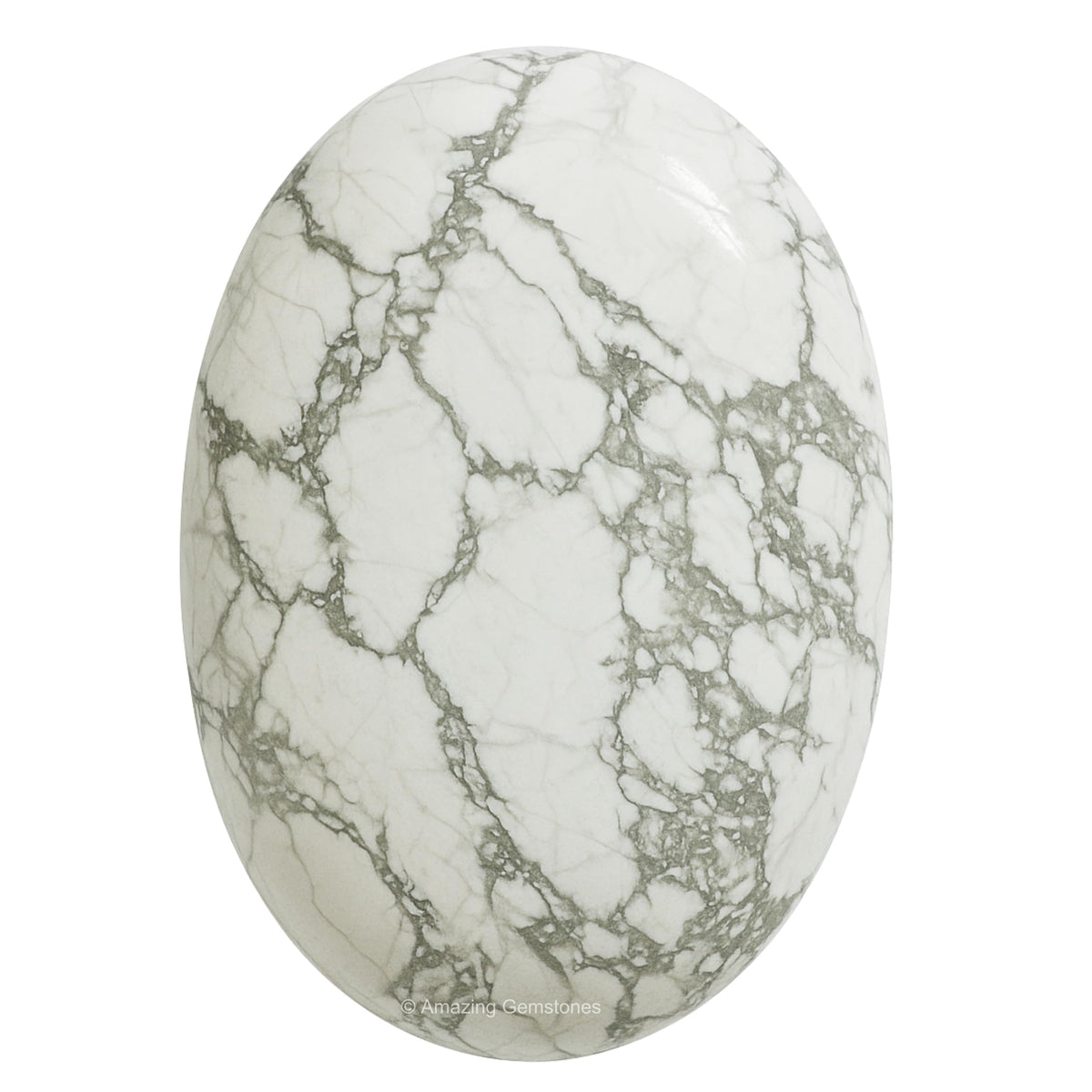 Amazing Gemstone Howlite : pierre palmaire grande pour méditation et calme
