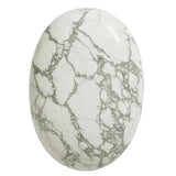Amazing Gemstone Howlite : pierre palmaire grande pour méditation et calme