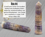 Amazing Gemstone Iolite – Energie Reiki et détente dans votre espace.