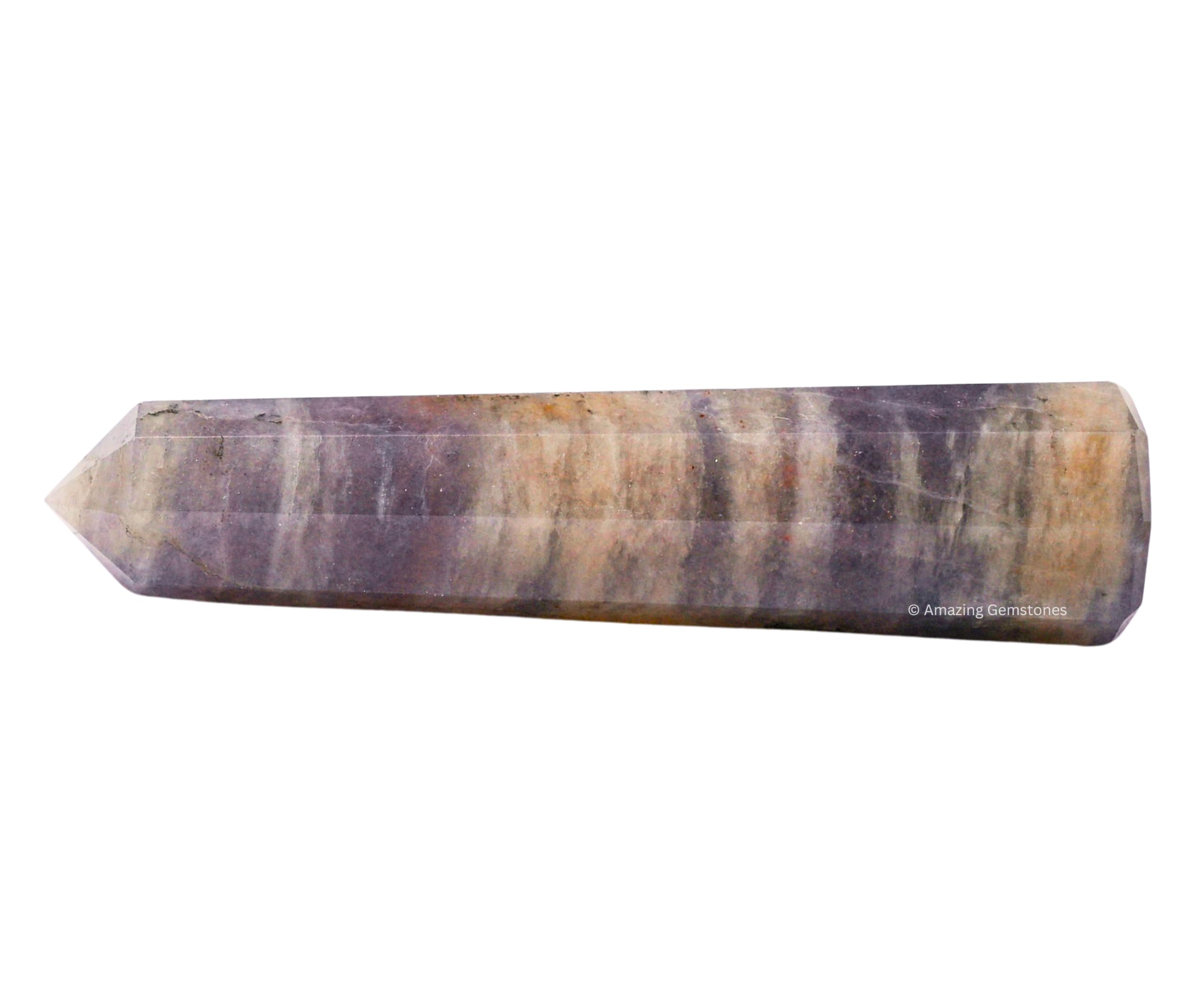Amazing Gemstone Iolite – Pointe de cristal focalise l’énergie pour la méditation.