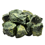 Amazing Gemstone pierre brute verte — texture unique pour tumbles créatifs.