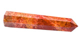 Amazing Gemstone – jaspe breccie, pointe-centre: focalise l’énergie pour méditation et vitalité.