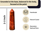 Amazing Gemstone jaspe-brecie-tour-cristal: méditation et concentration facilitées