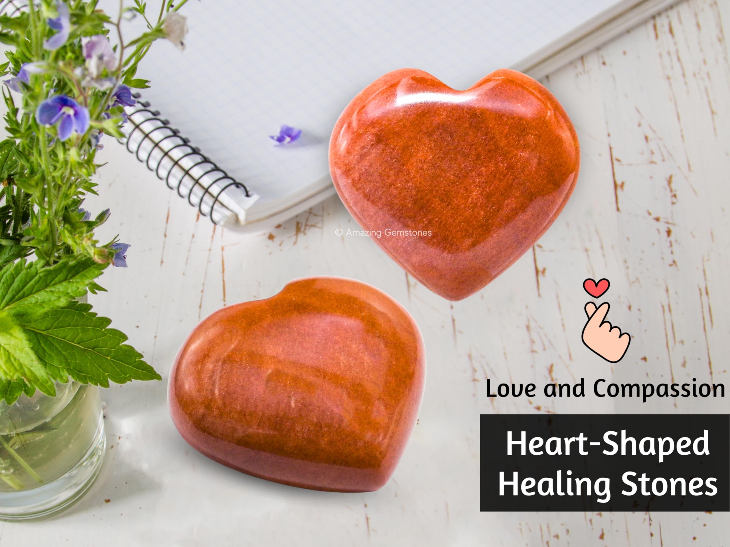 Amazing Gemstone – Coeur jaspe chocolat rituel douceur et sérénité
