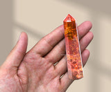 Amazing Gemstone – jaspe breccie, pointe de méditation pour concentration et intention.