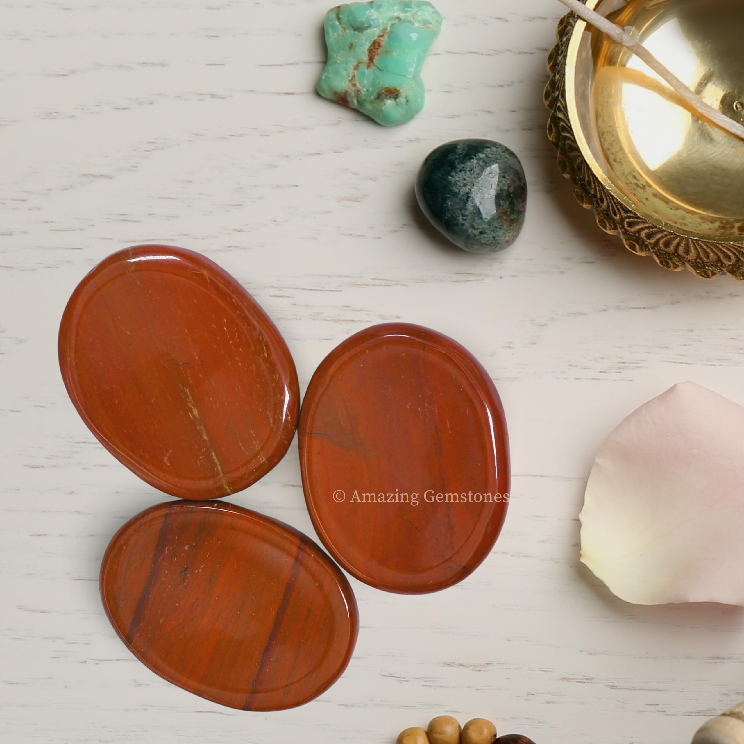 Amazing Gemstone jaspe rouge, bel objet bien-être prêt à offrir.