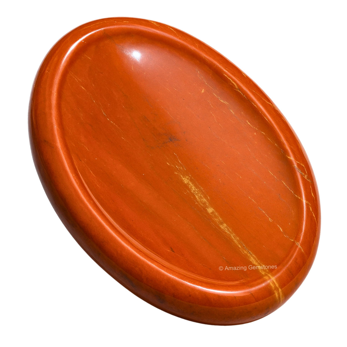 Amazing Gemstone jaspe rouge, pierre-inquietude idéale pour méditation et ancrage.