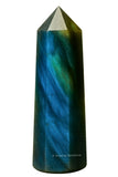 Amazing Gemstone Labradorite – tour cristal pointe purifiant l'énergie ambiante.