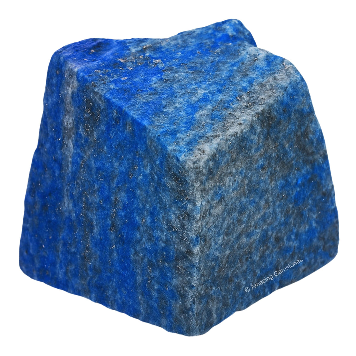Amazing Gemstone lapis-lazuli brut avec éclats dorés pour méditation et clarté d'esprit