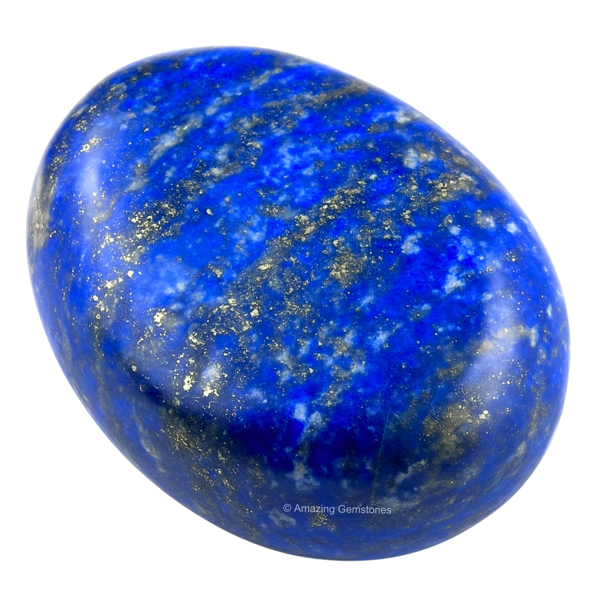 Amazing Gemstone pierre-massage lapis-lazuli pour soulager tensions et relaxation ciblée.