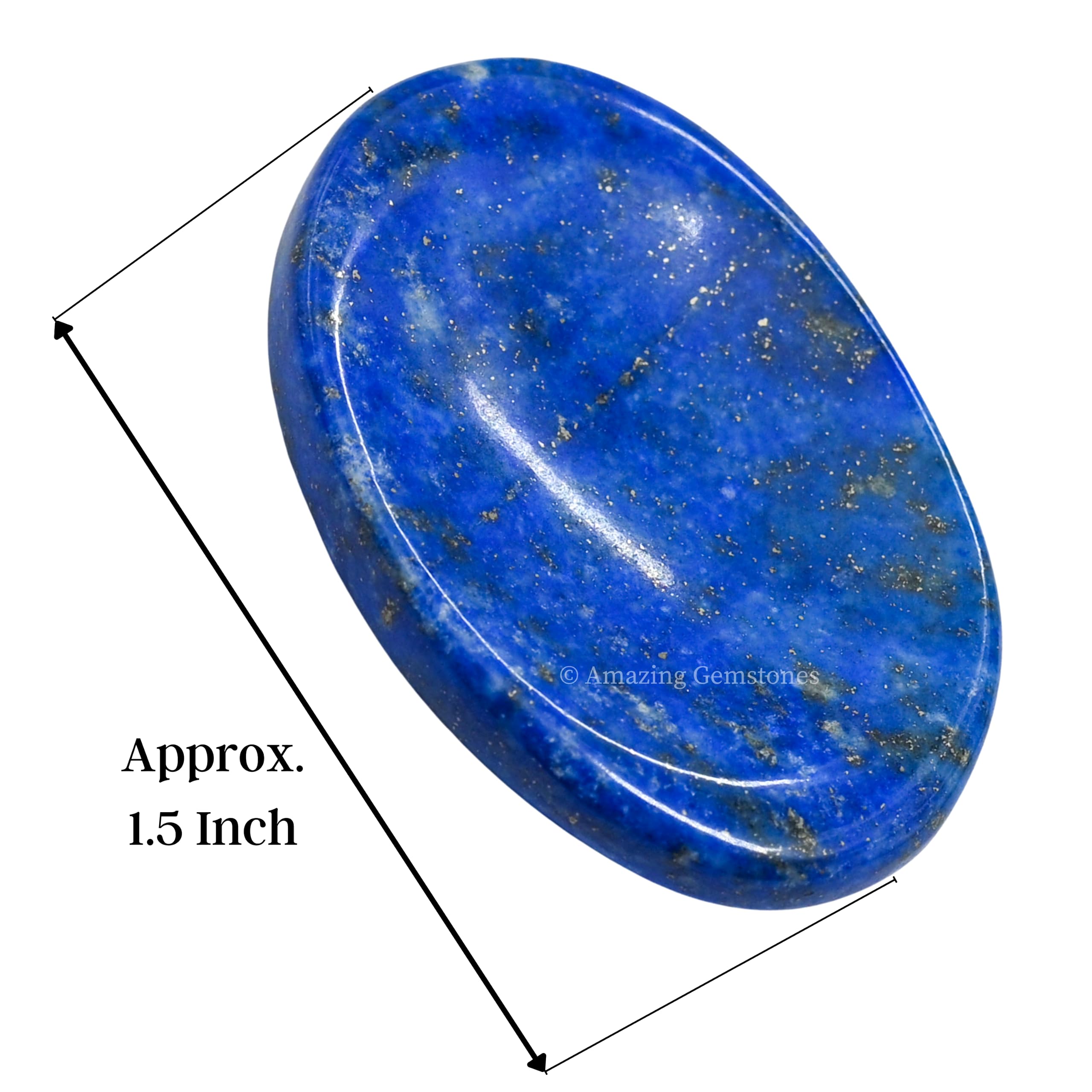 Amazing Gemstone pierre-meditation lapis lazuli: soutient une respiration calme pendant la pratique