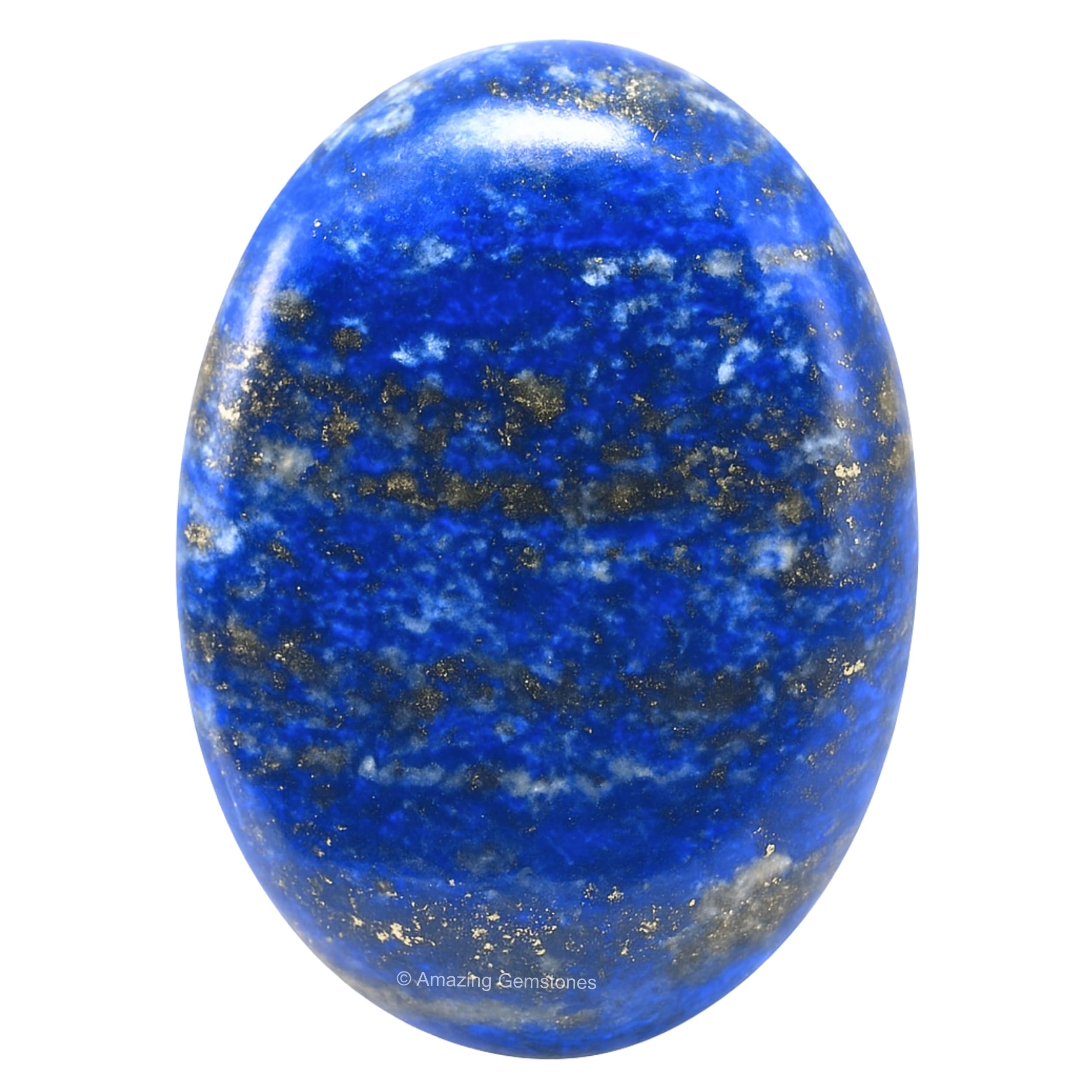 Amazing Gemstone pierre-paume lapis-lazuli, favorise relaxation et équilibre émotionnel.