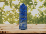 Amazing Gemstone – utilisation méditation avec la tour Lapis Lazuli et son point.