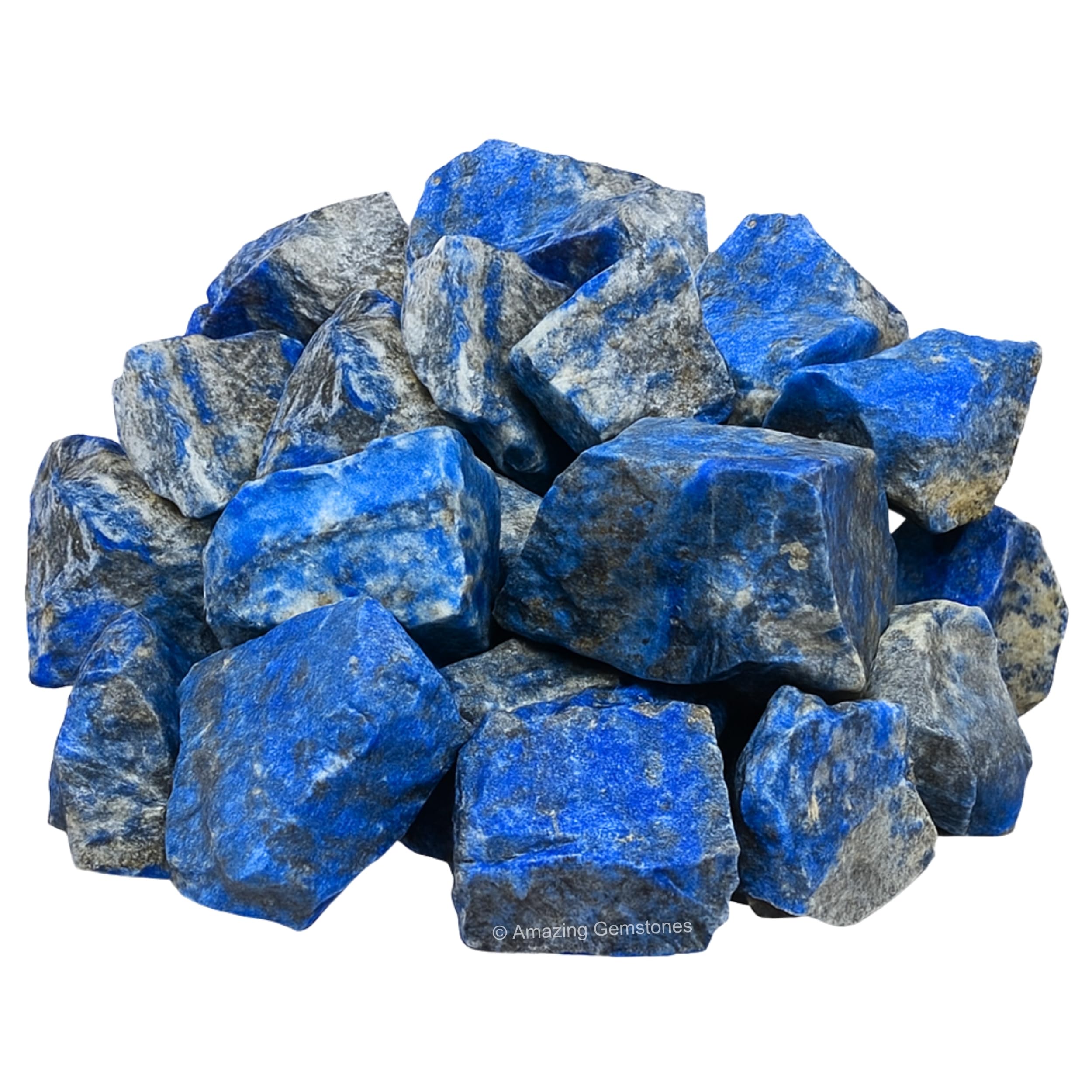 Amazing Gemstone lapis-lazuli utilisé pour tumbling et projets DIY