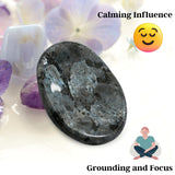 Amazing Gemstone Larvikite — accessoire de méditation pour routine quotidienne