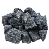 Amazing Gemstone larvikite galet dans sa pochette velours, cadeau pratique et sensoriel.
