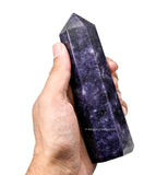 Amazing Gemstone Lepidolite obelisque: énergie amplifiée pour l'équilibre mental et émotionnel