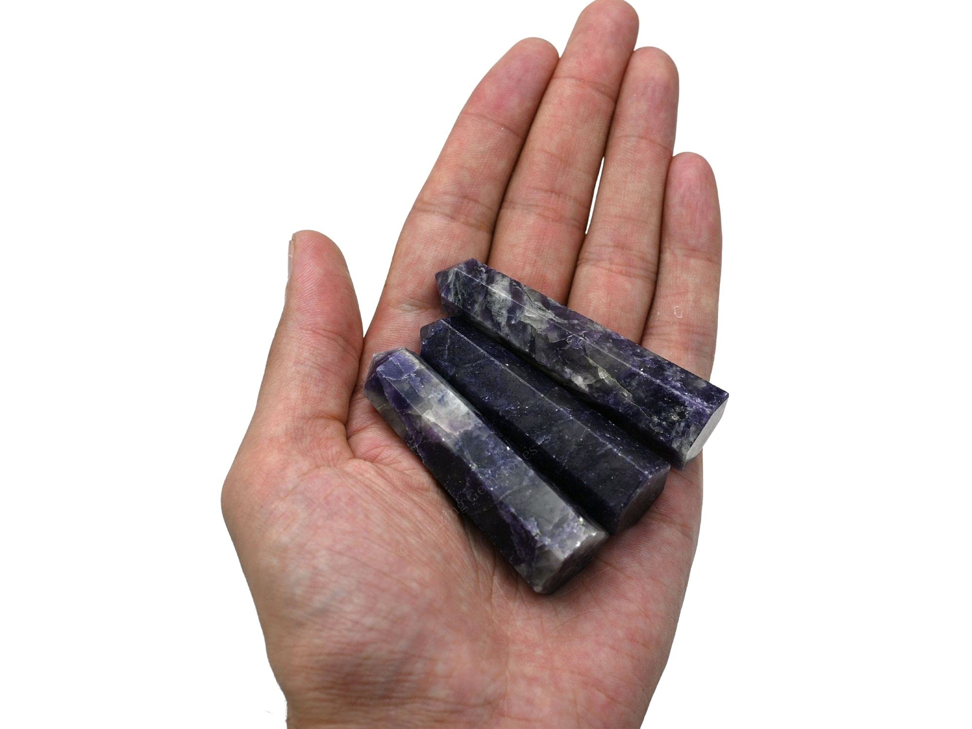 Amazing Gemstone Lepidolite Tour Pointe, outil de focalisation pour énergie revitalisante et équilibre.