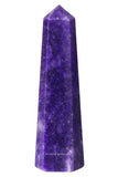 Amazing Gemstone Lepidolite Tour Pointe Cristal, énergie équilibrante pour espace