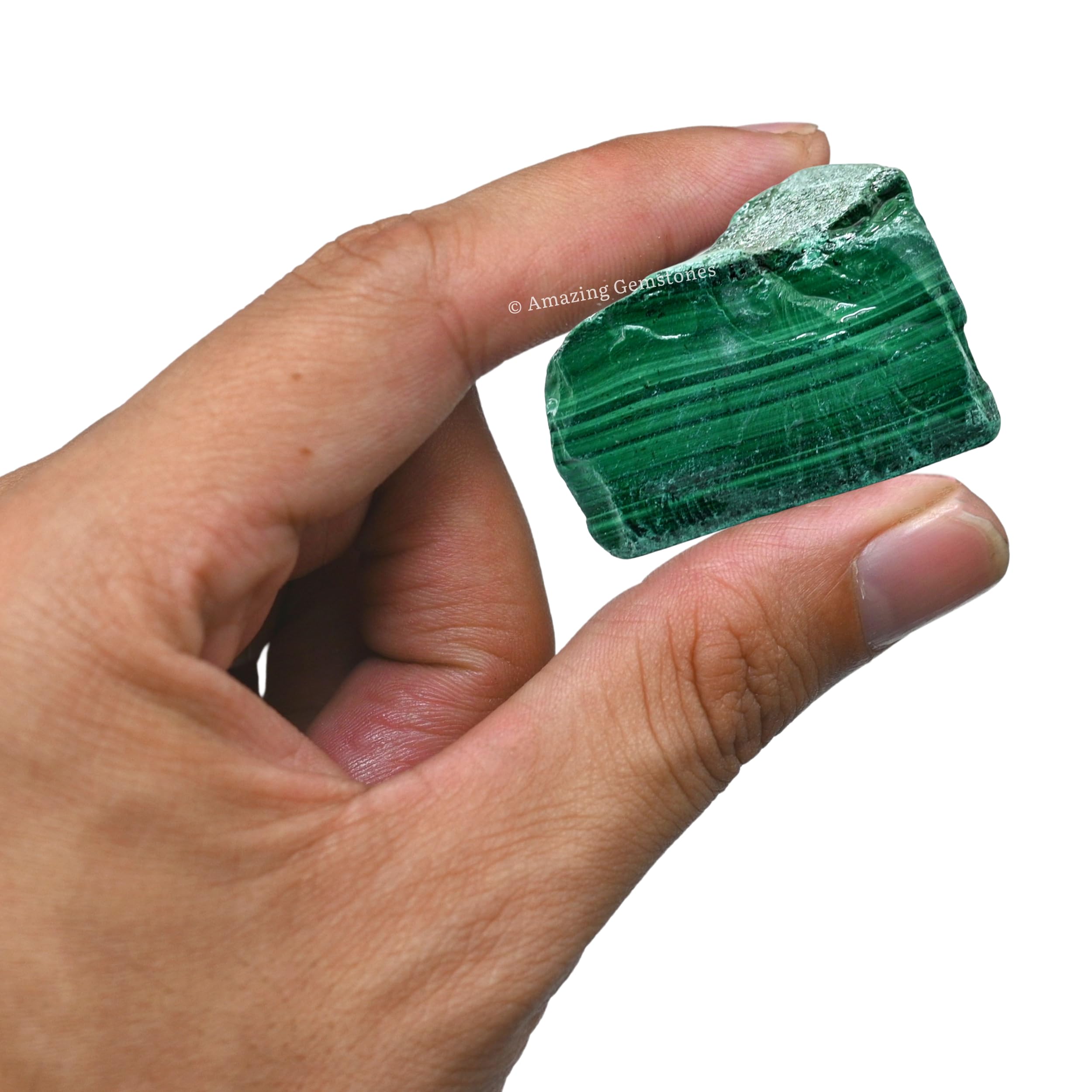 Amazing Gemstone Malachite bricolage : parfait pour projets artisanaux et polissage
