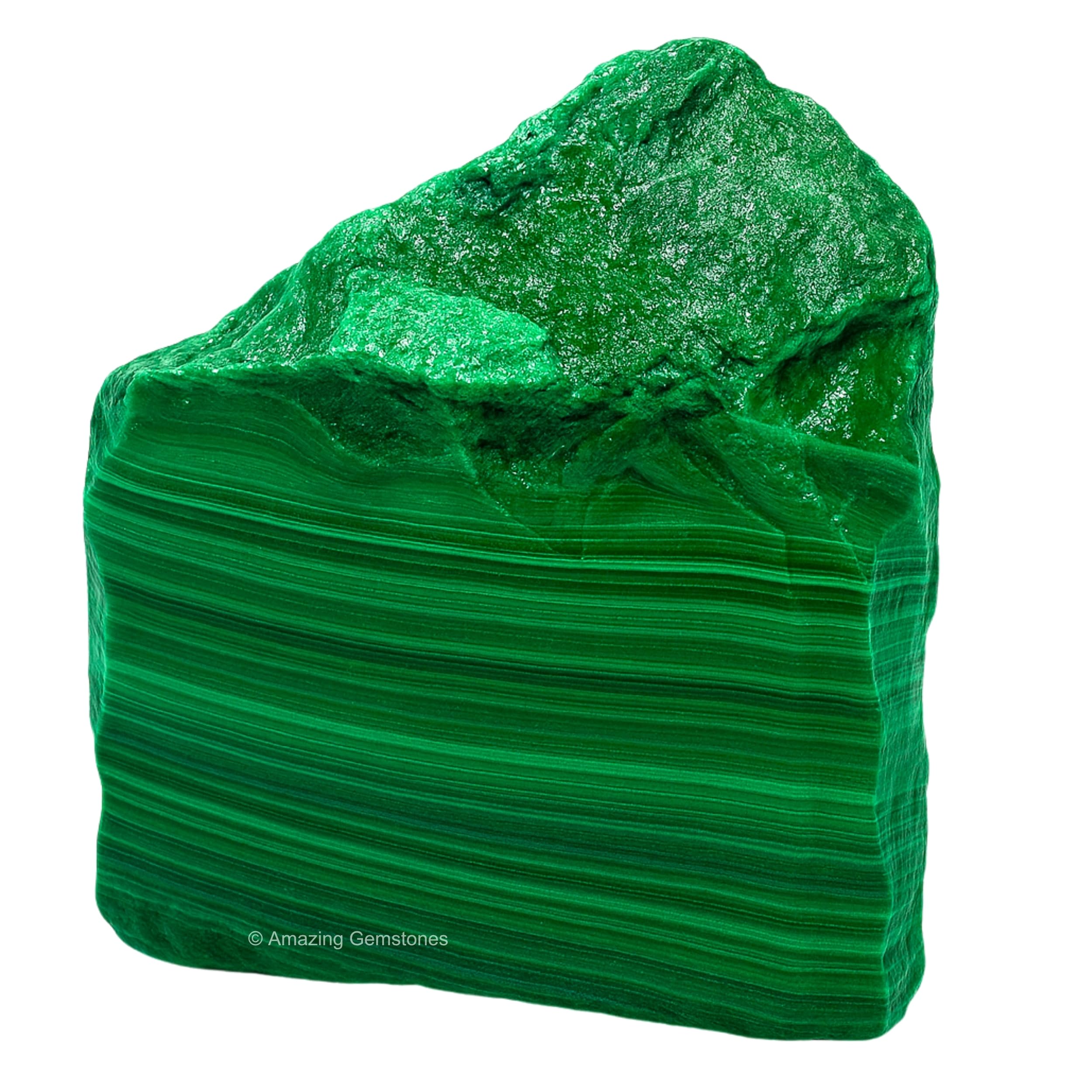 Amazing Gemstone Malachite brute : pierre naturelle prête pour le polissage et le bricolage