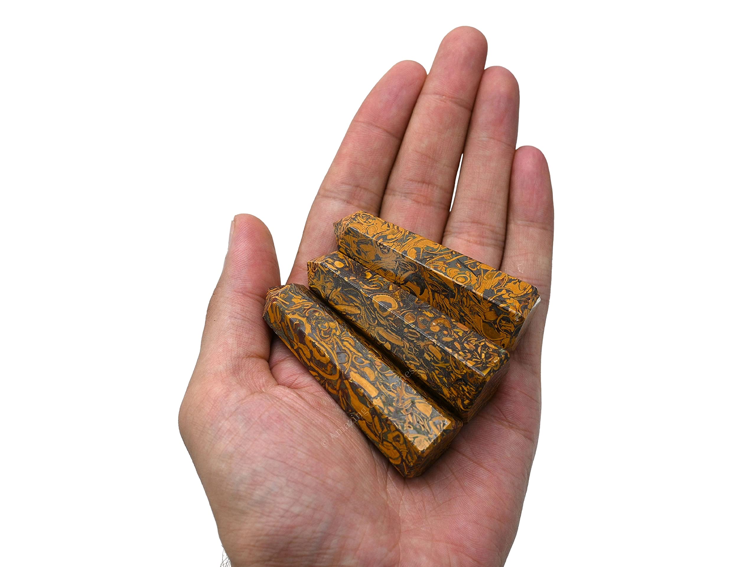 Amazing Gemstone Mariyam Jasper obélisque cristal améliore la focalisation énergétique.