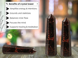 Méditation grenat Amazing Gemstone favorisant concentration et relaxation.