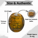 Amazing Gemstone Nellite – pierre palmaire décoration, apporte une touche naturelle et apaisante.