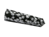 Amazing Gemstone Obélisque Cristal Obsidienne Neige – équilibre mental et émotionnel.