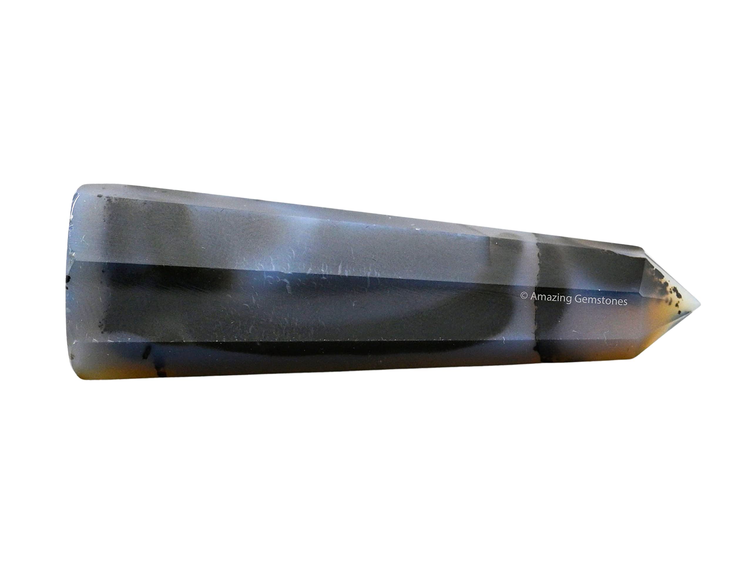 Amazing Gemstone obelisque dendrite agate amplifie l'énergie et équilibre mental.