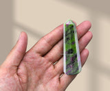 Amazing Gemstone obélisque rubis zoïsite, amplification d'énergie et équilibre