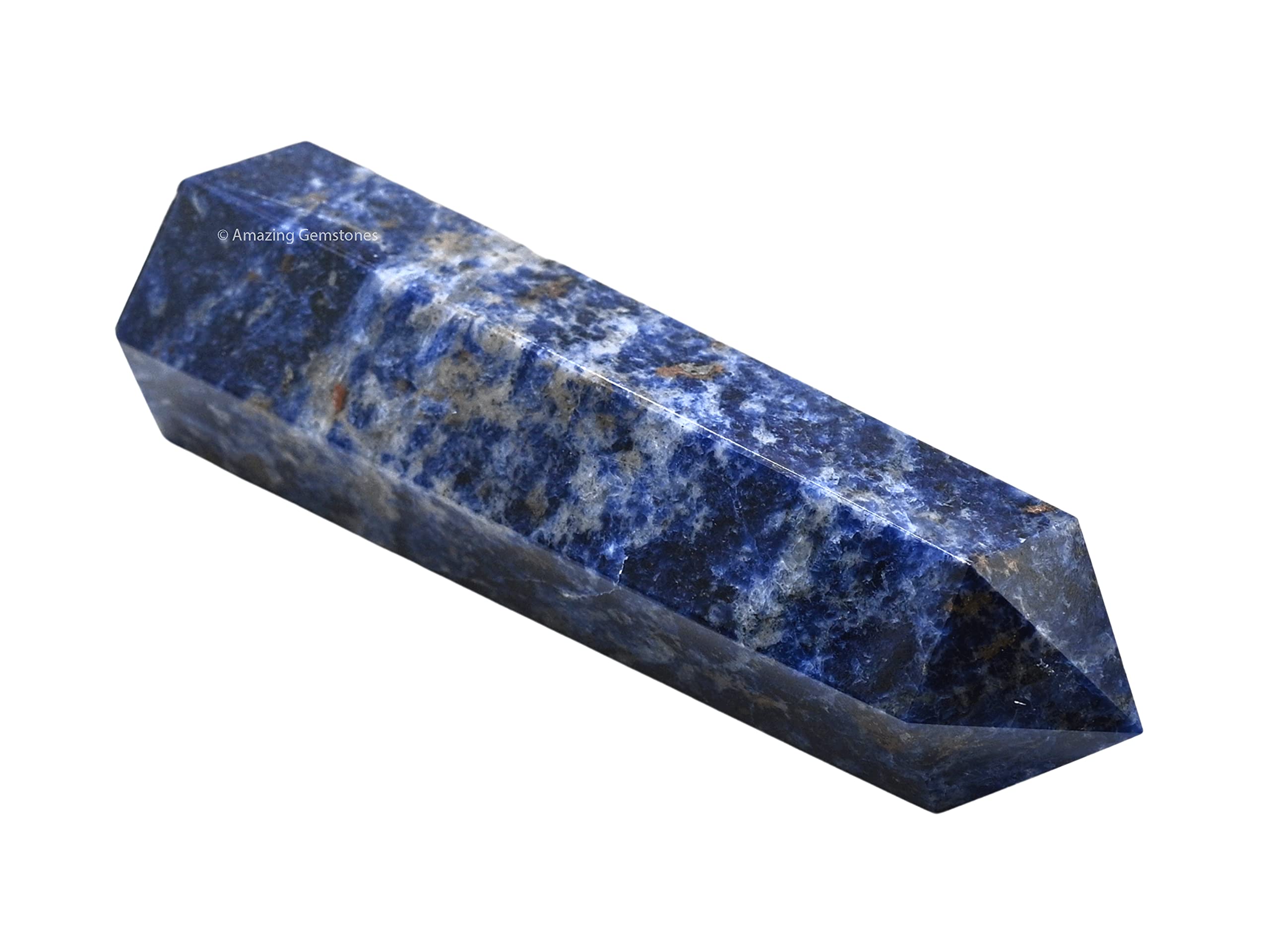 Amazing Gemstone obélisque sodalite amplifie – concentration et harmonie mentale