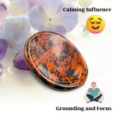 Amazing Gemstone Obsidienne acajou – accessoire zen idéal sur le bureau