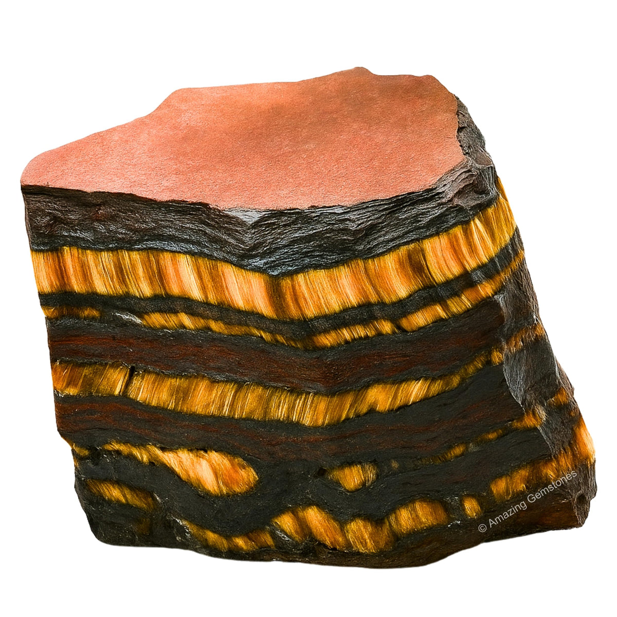 Amazing Gemstone œil de tigre fer brut favorisant concentration et détermination.