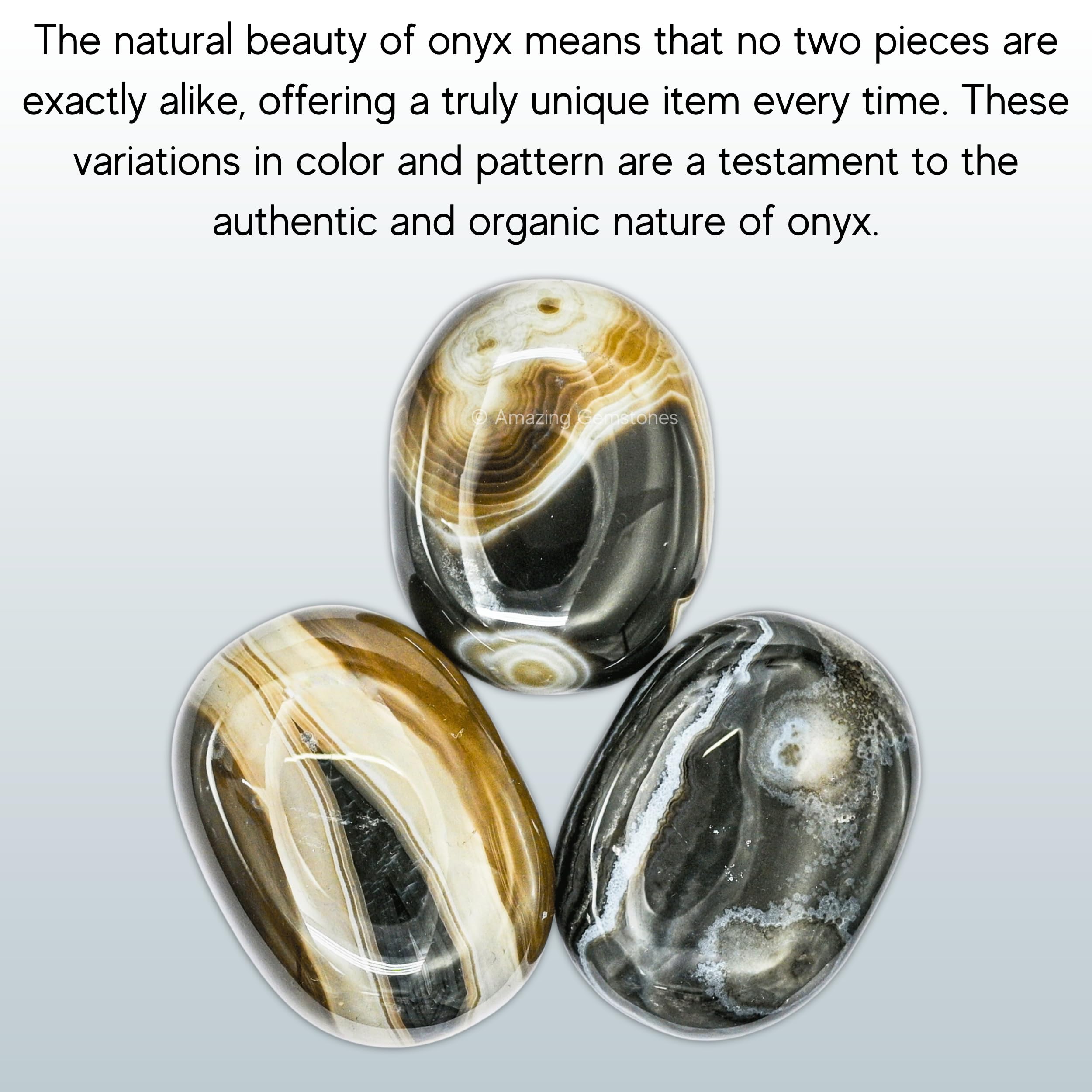Amazing Gemstone Onyx Noir – cadeau d'anniversaire élégant et significatif