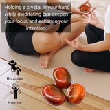 Amazing Gemstone onyx rouge-energie-equilibre : soutien les moments de calme quotidien
