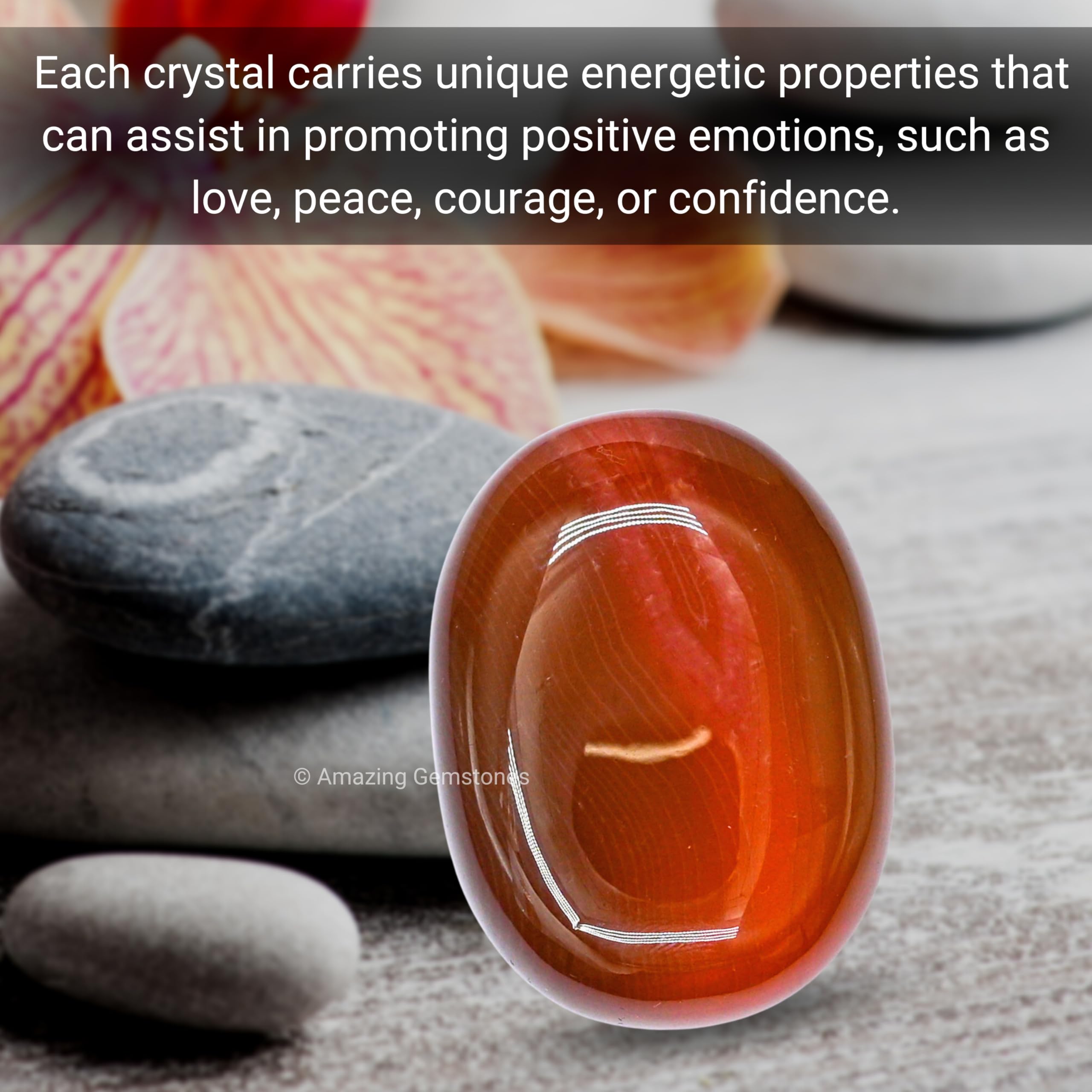 Amazing Gemstone onyx rouge-rituel-reiki : parfait pour les routines spirituelles
