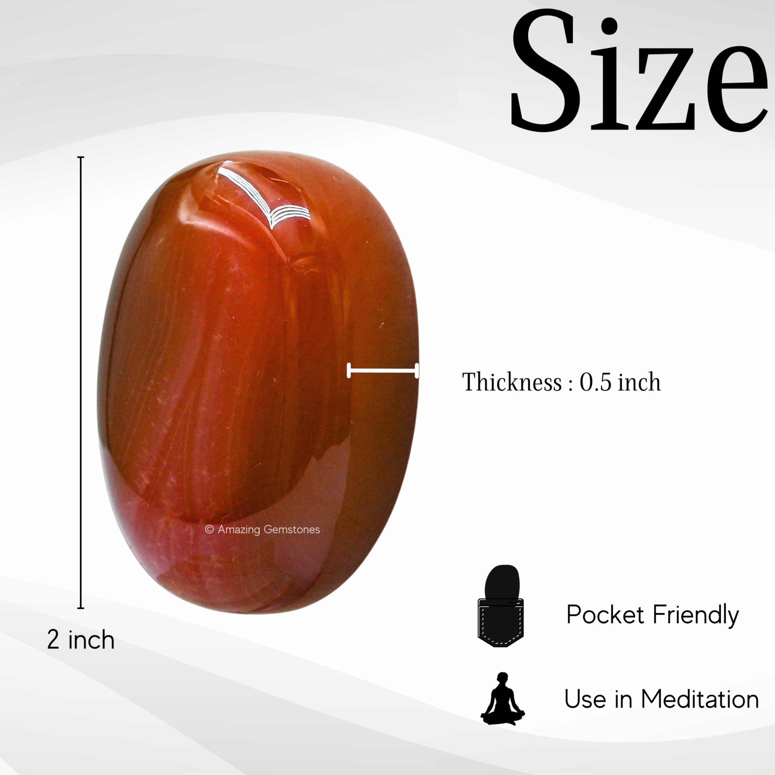 Amazing Gemstone onyx rouge-usage-meditation : utile en pratique spirituelle et concentration