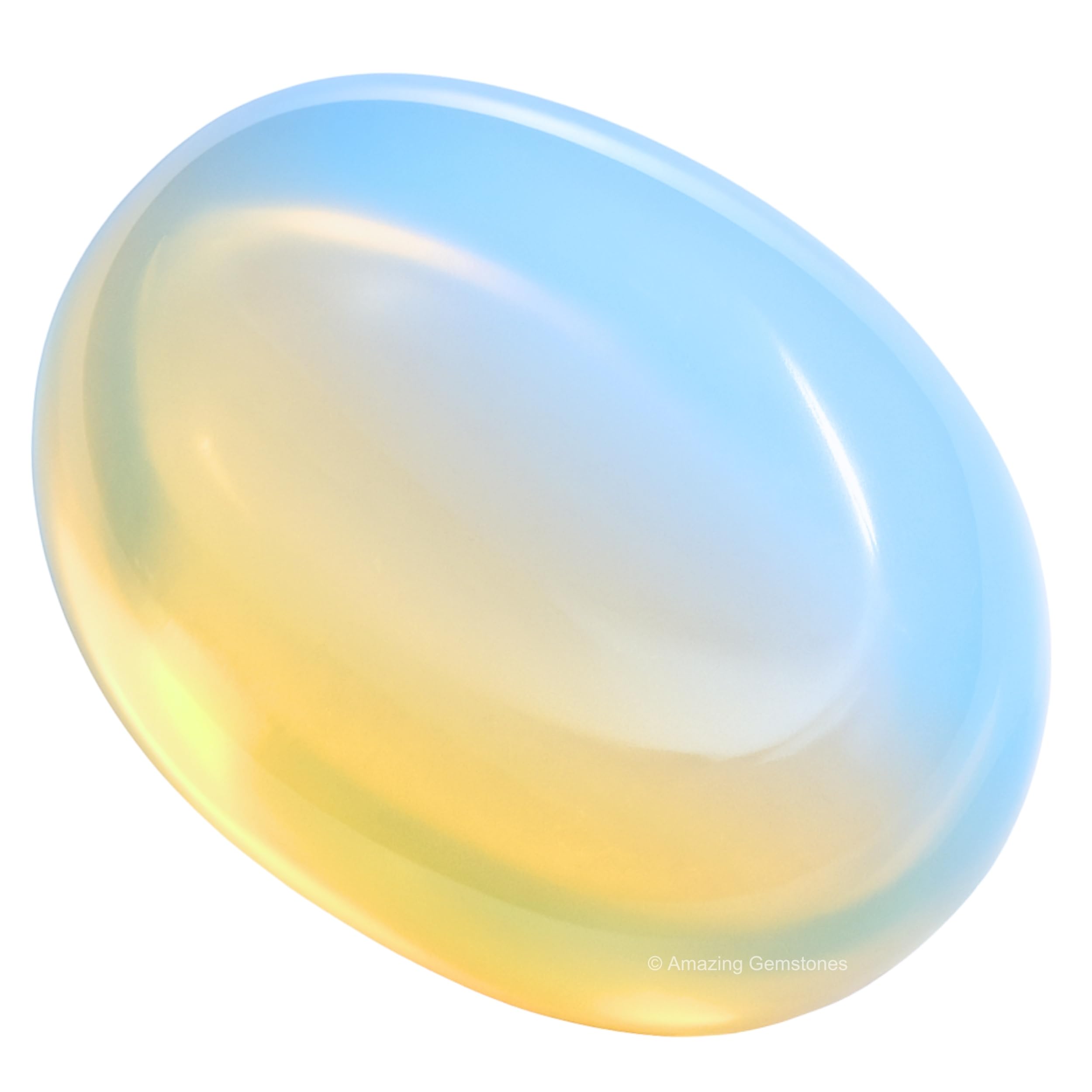 Amazing Gemstone Opalite, pierre-de-paume-texture-lissante, toucher agréable et détente sensorielle