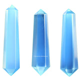 Pointe à double terminaison opalite par Amazing Gemstone, 1,5 pouces, idéale pour méditation et bricolage.